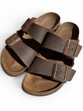 Birkenstock Arizona Brown Sandals EU 37 US 6 Worn Comfort